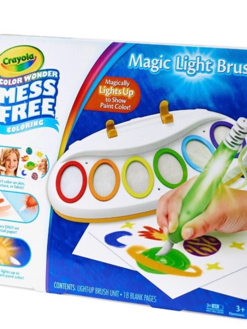 Crayola Color Wonder Mess Free Magic Light Brush Set NEW Sealed Ages 3+